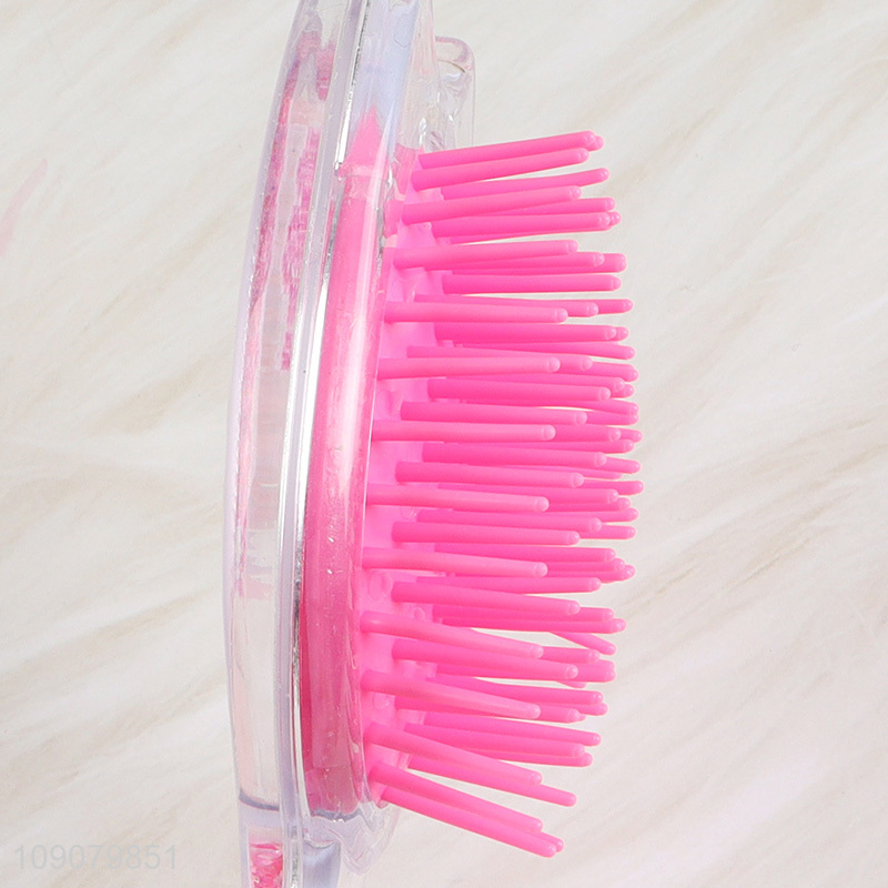 New Arrival ABS Handle Quicksand Massage Hair Comb for All Hair Types