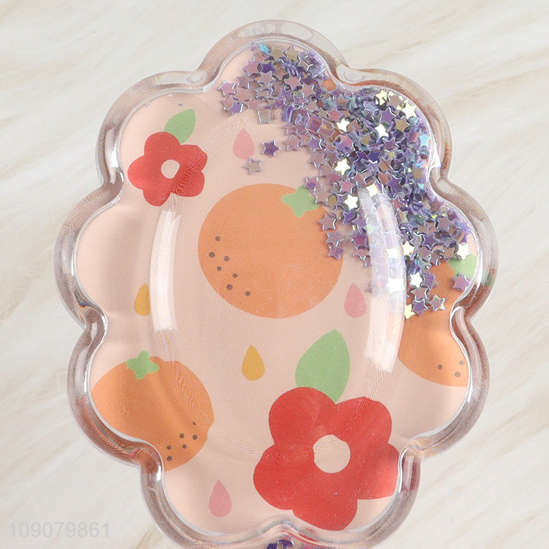 Good Quality Quicksand Massage Comb Glitter Lightweight Pain Free Comb