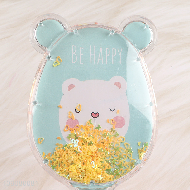 Factory Price Cute Hair Brush Quicksand Air Cushion Comb for Women Girls