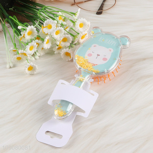 Factory Price Cute Hair Brush Quicksand Air Cushion Comb for Women Girls