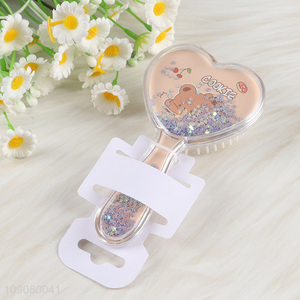 Factory Supply Girls Hair Comb Quicksand Detangler Hair Brushes for Women