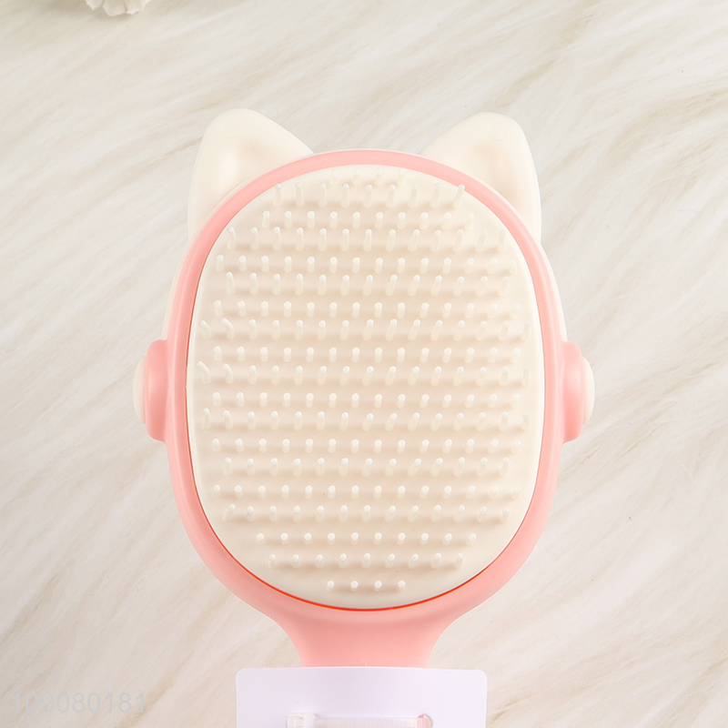 Wholesale Cute Massage Comb Plastic Hair Brush Pain Free Detangling Comb