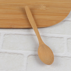 China Imports Natural Bamboo Spoon Reusable Soup Spoon for Mixing