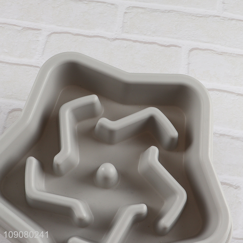 Good Quality Slow Feeder Dog Bowl Anti-Choking Puzzle Dog Bowl