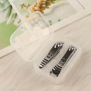 Low price 2pcs professional durable nail supplies nail clipper for sale