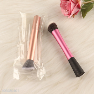 Good price 2pcs professional soft bristle makeup brush foundation brush