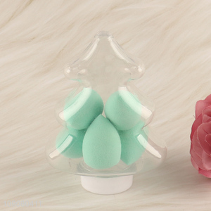 Latest products washable soft makeup puff cosmetic sponge set