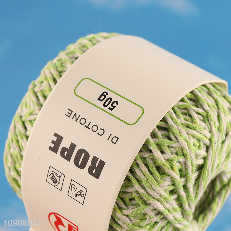 Hot selling diy hand-braided 50g cotton rope textile articles