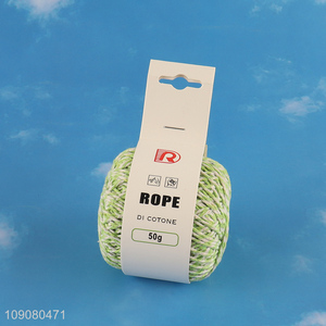 Hot selling diy hand-braided 50g cotton rope textile articles