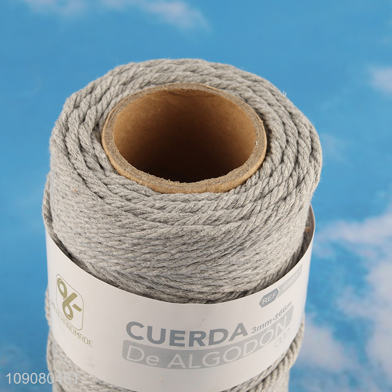 Wholesale From China Hand-braided Diy Cotton Colored Cotton Rope