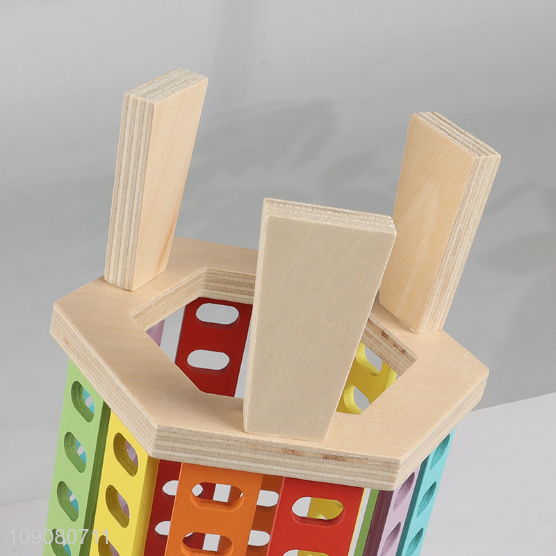 Hot Selling Montessori Toy Wooden Kerplunk Game Wooden Board Game