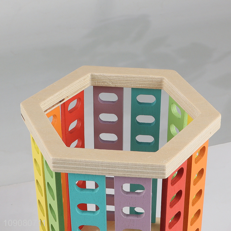 Hot Selling Montessori Toy Wooden Kerplunk Game Wooden Board Game