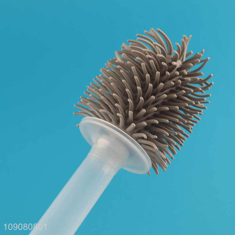 Top selling household bathroom cleaning supplies toilet brush set with holder