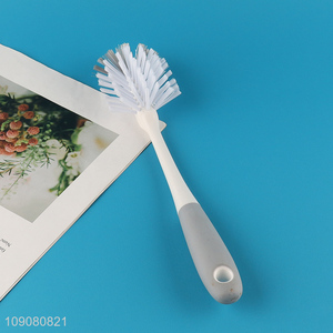 Yiwu market long handle kitchen cleaning supplies pot brush dish brush for sale
