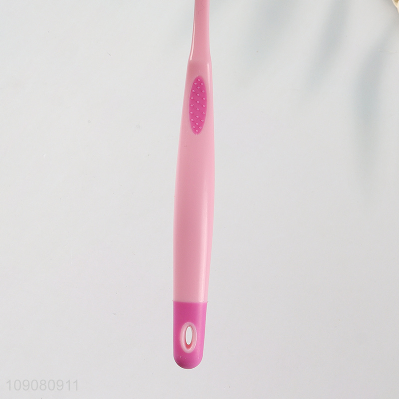 New Arrival Ergonomic Design Adults Manual Soft Bristles Toothbrush