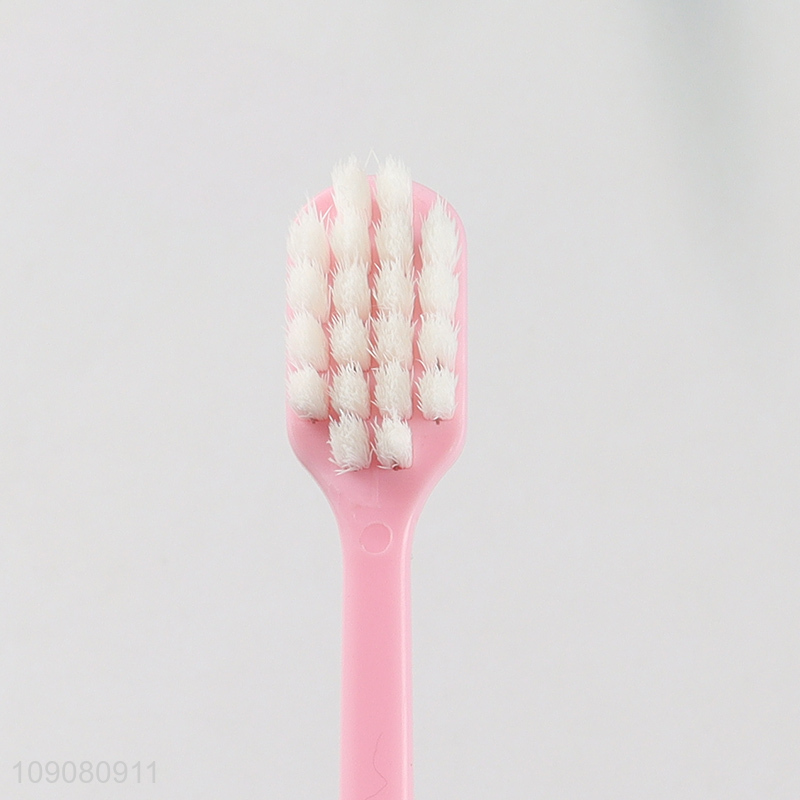 New Arrival Ergonomic Design Adults Manual Soft Bristles Toothbrush