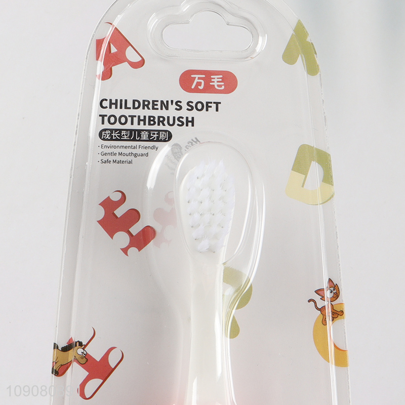 High Quality Animal-Shaped Soft Kids Toothbrush Manual Toothbrush