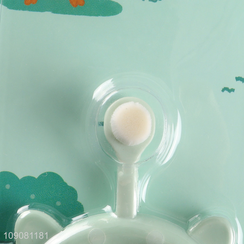 Online Wholesale Soft Bristles Baby Toothbrush Round Toddlers Toothbrush