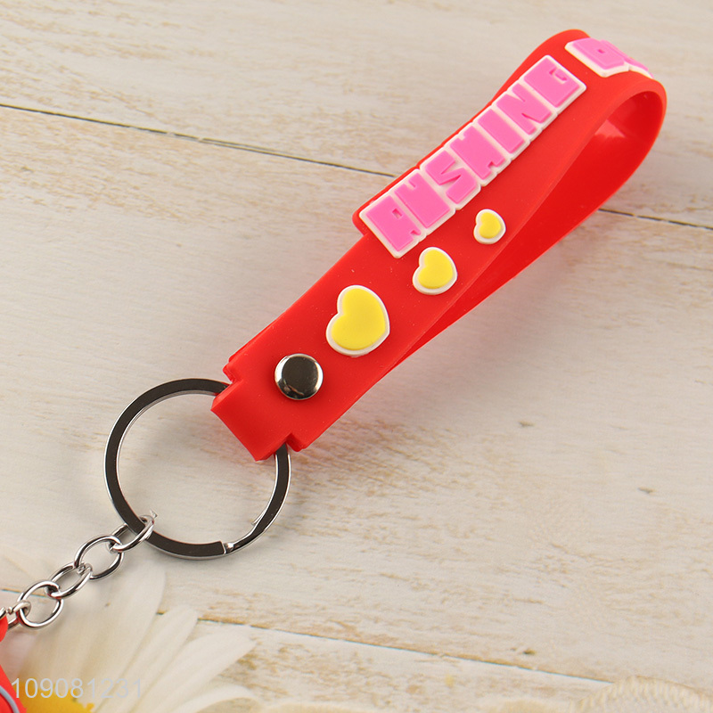 China factory multicolor silicone game machine pendant keychain for sale
