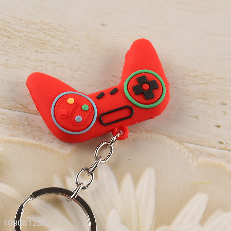 China factory multicolor silicone game machine pendant keychain for sale