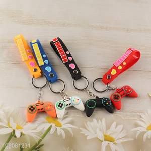 China factory multicolor silicone game machine pendant keychain for sale