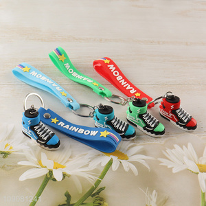 Factory price multicolor baksetball <em>shoes</em> pendant keychain for gifts