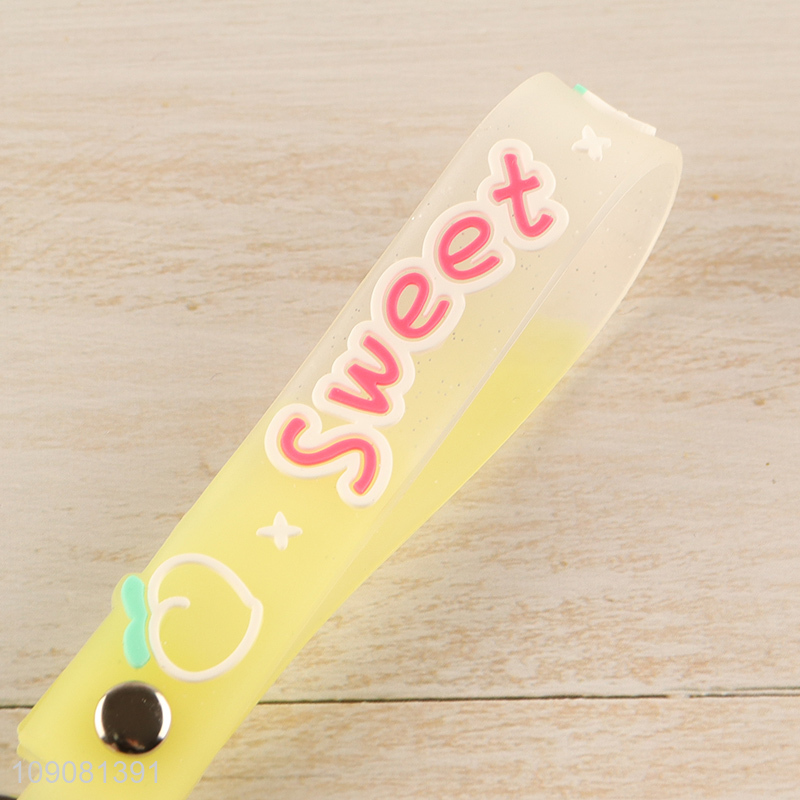 Top sale portable silicone popsicle pendant keychain for gifts