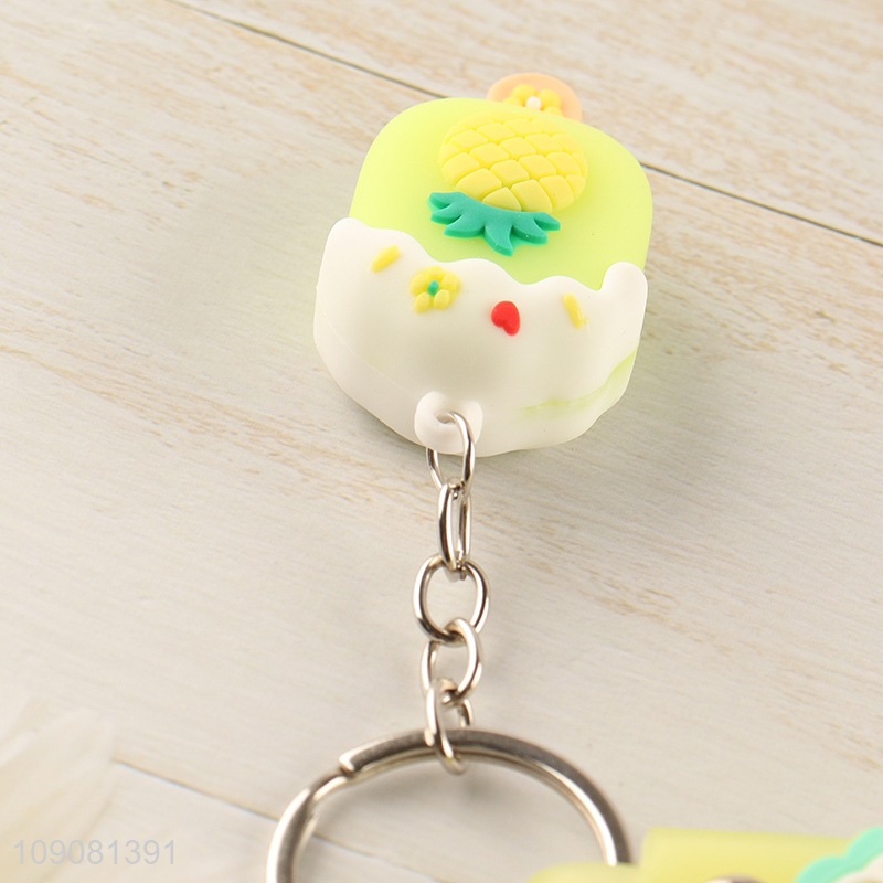 Top sale portable silicone popsicle pendant keychain for gifts