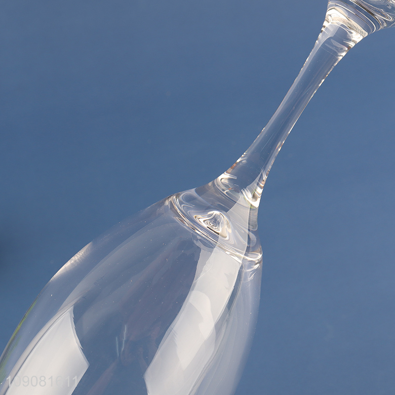 Hot products unbreakable clear glass wine glasses champagne glasses goblet