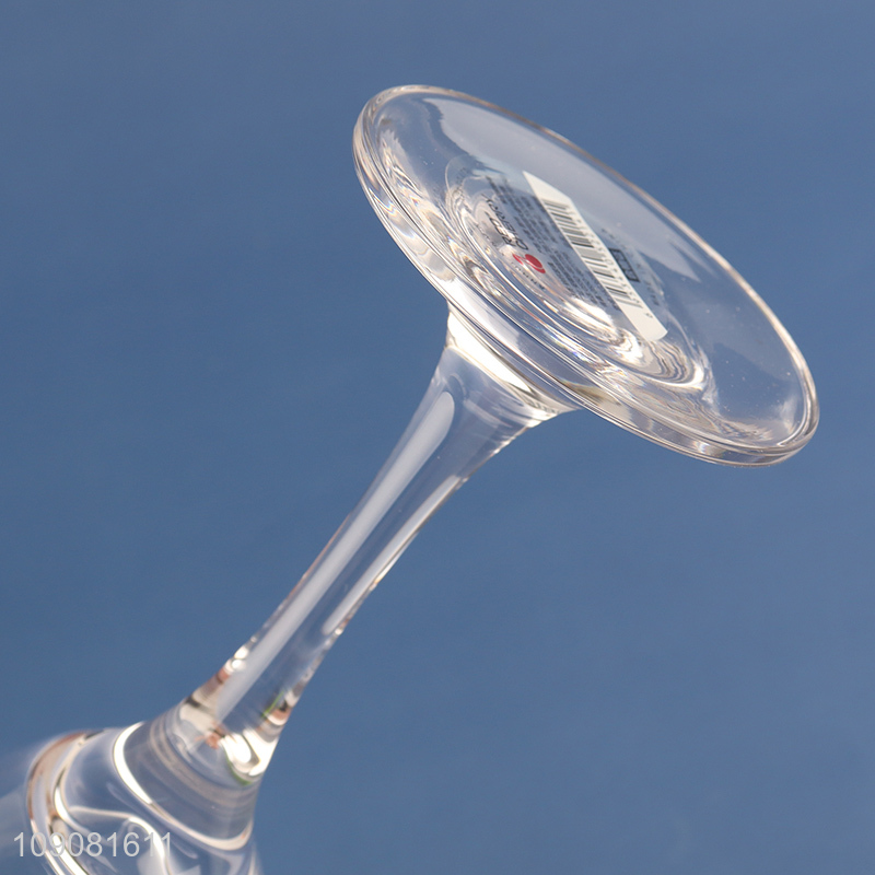 Hot products unbreakable clear glass wine glasses champagne glasses goblet