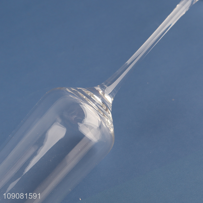 New arrival clear unbreakable glass goblet wine glasses champagne glasses
