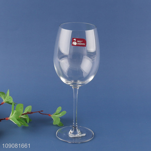 Factory price unbreakable glass goblet glass wine glasses champagne glasses