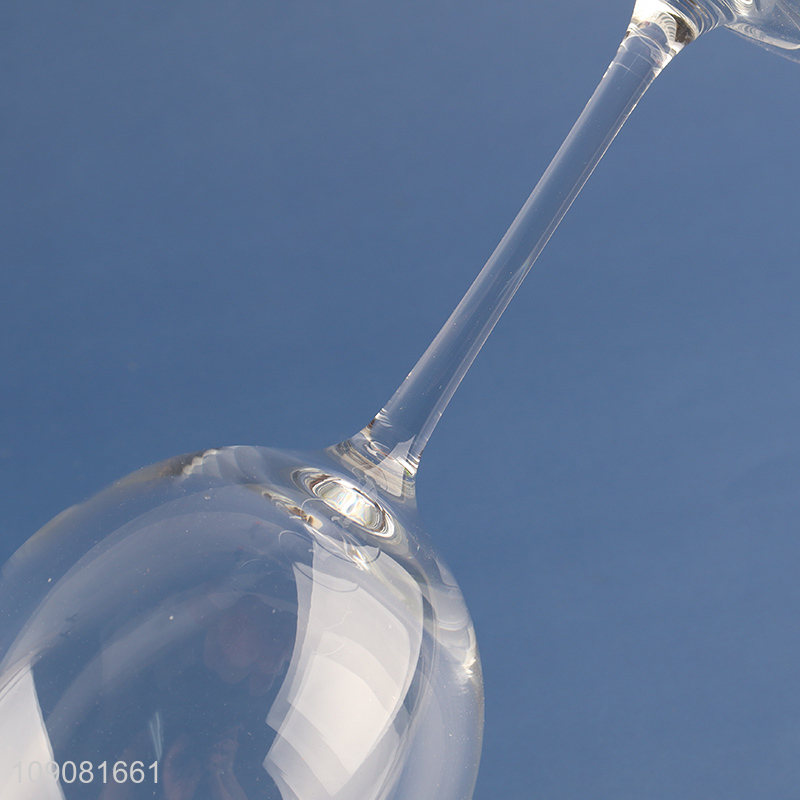 Factory price unbreakable glass goblet glass wine glasses champagne glasses