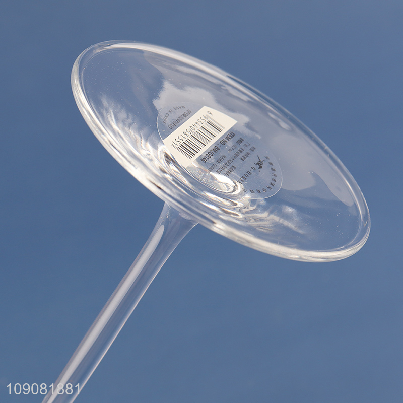 China products unbreakable clear glass 470ml wine glasses champagne glasses for sale