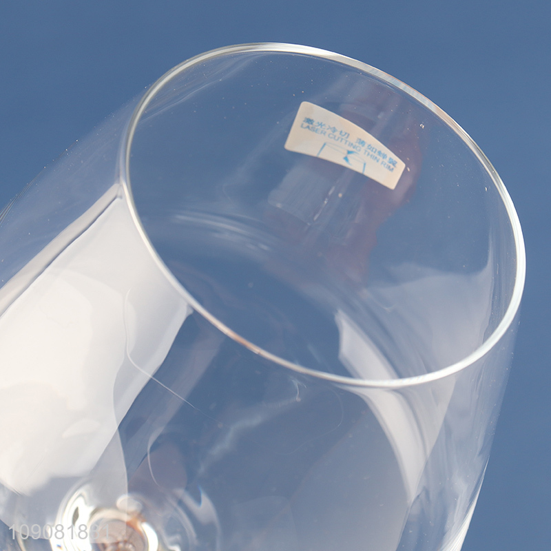 China products unbreakable clear glass 470ml wine glasses champagne glasses for sale