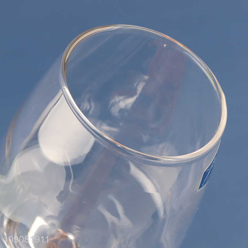 New arrival unbreakable glass 280ml wine glasses champagne glasses glass goblet