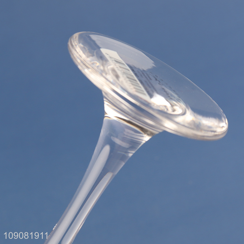 New arrival unbreakable glass 280ml wine glasses champagne glasses glass goblet