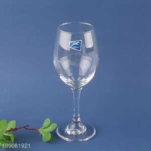 Top selling unbreakable clear glass 340ml wine glasses champagne glasses wholesale