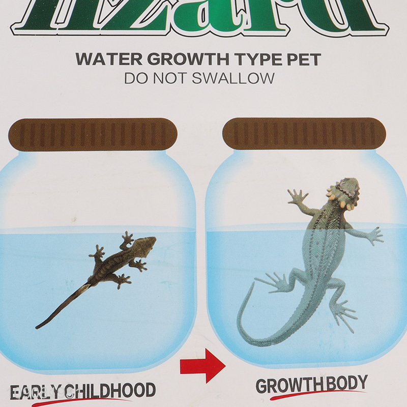Hot Selling Growing Lizard Growing Animal Toy in Water
