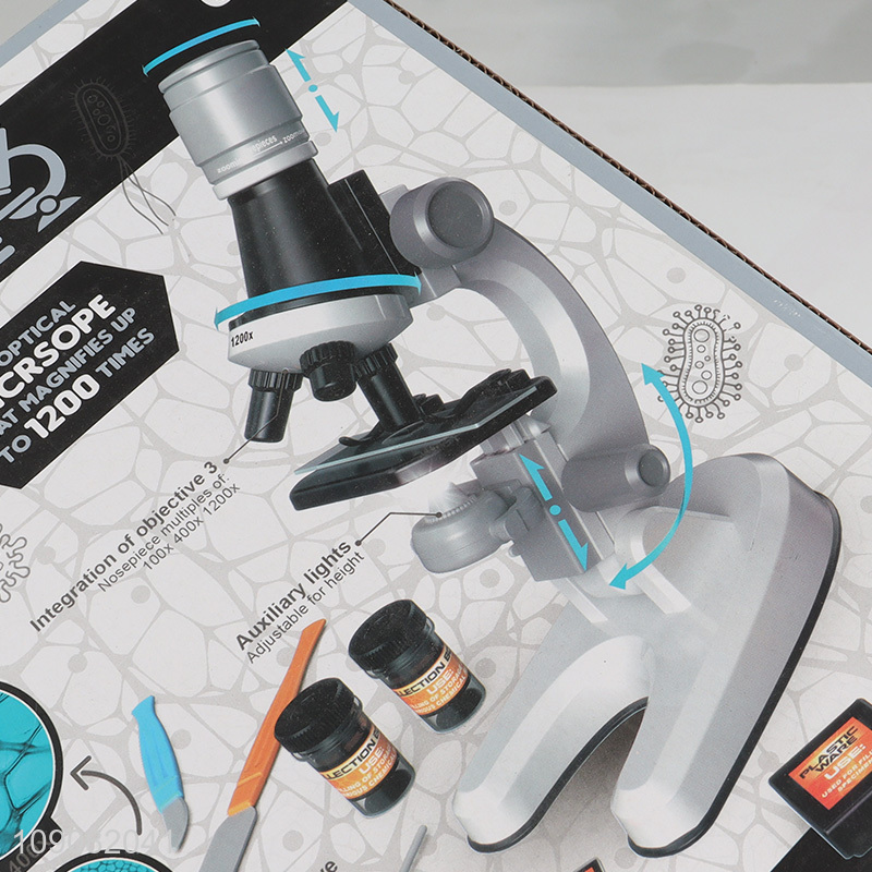 Hot Sale Scientific Biological Microscope Kit Educational Gift for Students