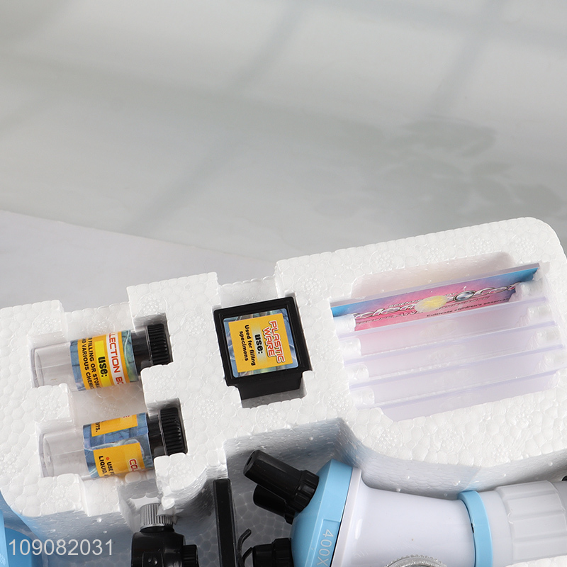 New Product Educational Microscope Science Kit with LED Light for Kids