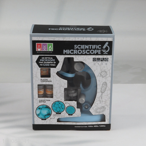 Hot Sale Scientific Biological Microscope Kit Educational Gift for Students