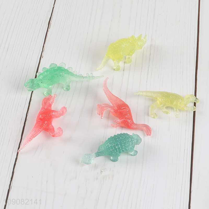Wholesale 12 Pieces Mini Plastic Dinosaur Figures Fake Dinosaur Toys