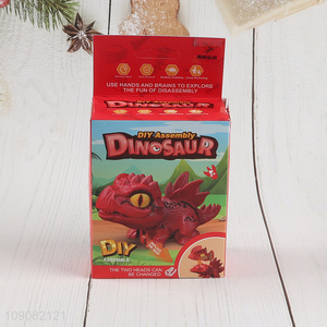 China Imports Plastic Dinosaur Toy Diy Assembly Dinosaur Car for Kids