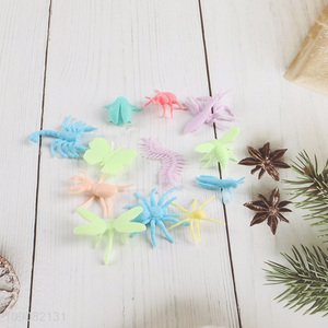 Good Quality 12 Pieces Plastic Insects And Bugs Toy Fake Bug Toys