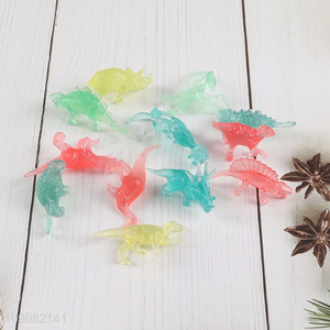Wholesale 12 Pieces Mini Plastic Dinosaur Figures Fake Dinosaur Toys