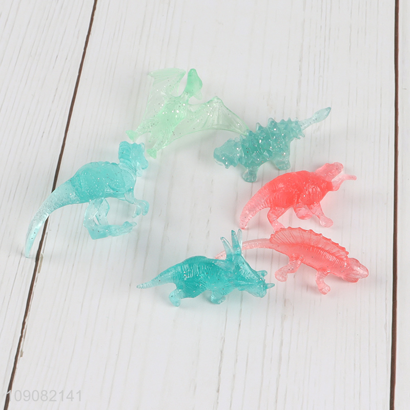 Wholesale 12 Pieces Mini Plastic Dinosaur Figures Fake Dinosaur Toys