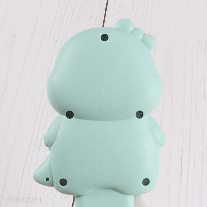 Good Quality Summmer Mini Kids Fan Cute Hand Pressure Dinosaur Fan