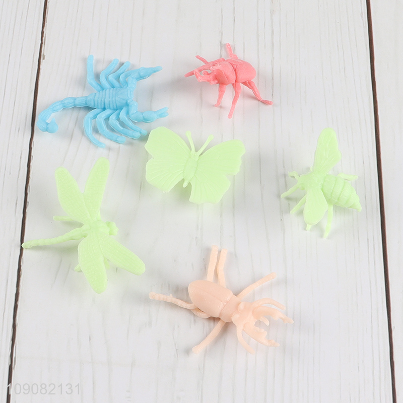 Good Quality 12 Pieces Plastic Insects And Bugs Toy Fake Bug Toys