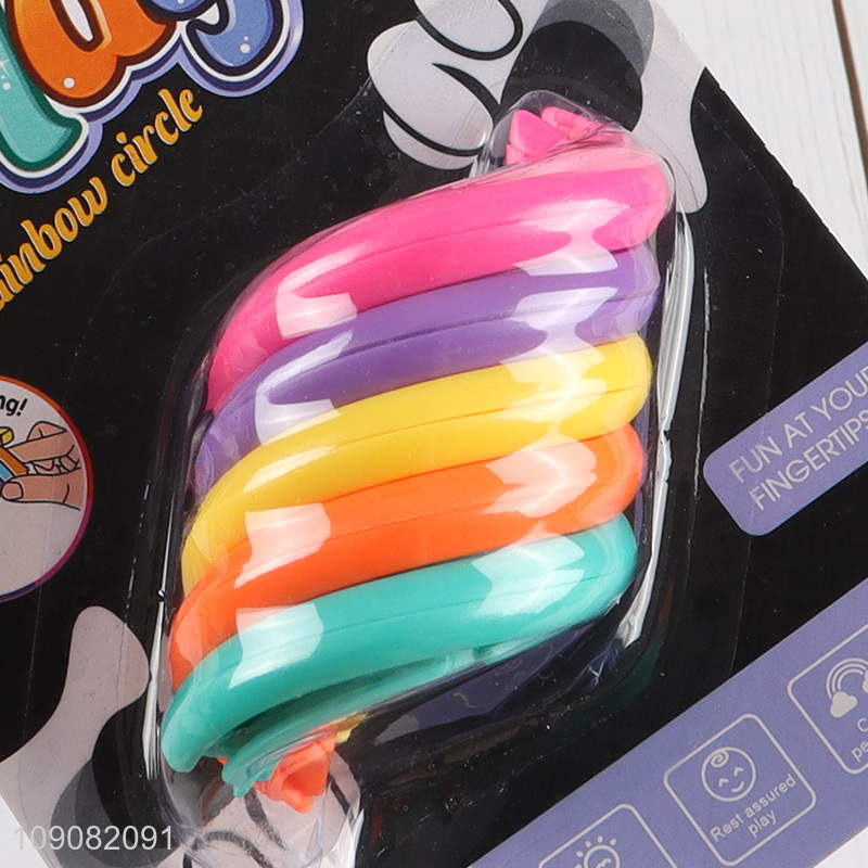 Wholesale Rainbow Rotating Maze Toy Fidget Toy for Kids Age 3+